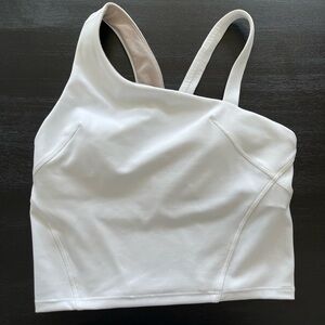 White Lululemon Crop Top